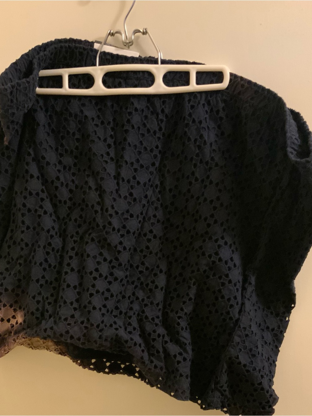 GAP Navy Eyelet Lace Skirt